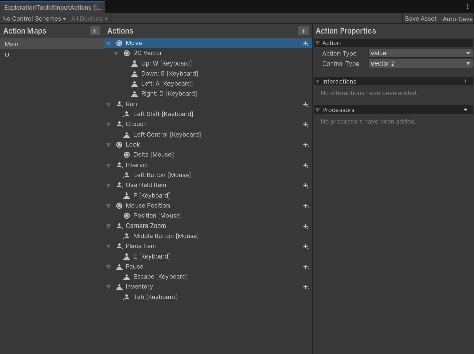 input manager prefab in scene